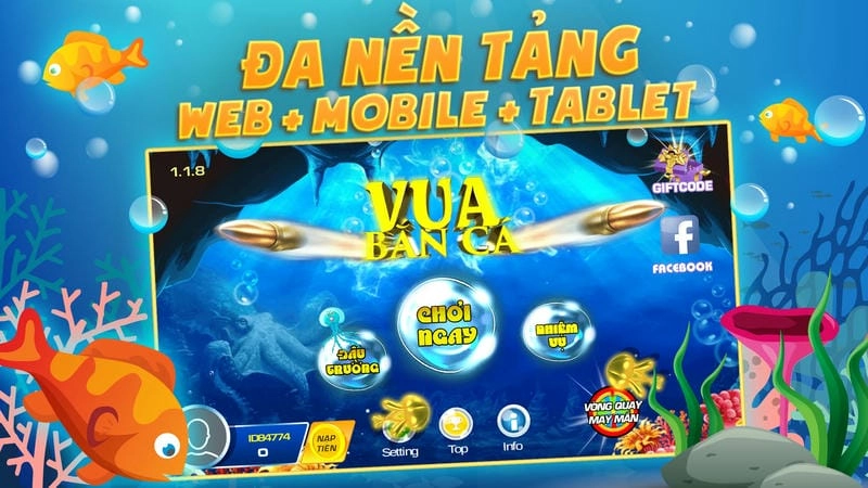  Săn giftcode dễ dàng từ fanpage game bắn cá đổi thưởng tặng code