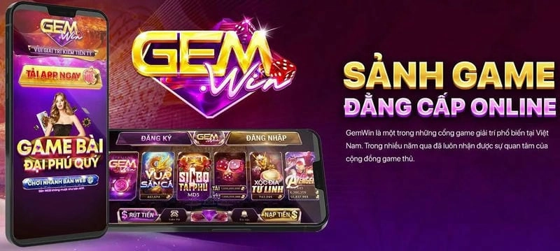  Giao diện game tài xỉu uy tín gemwin, dễ chơi cho người mới