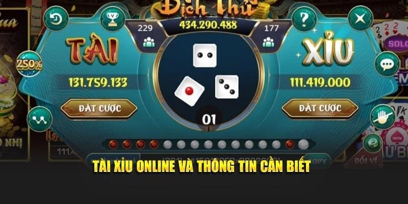 Bật mí 4 loại hình cá cược đối với tài xỉu