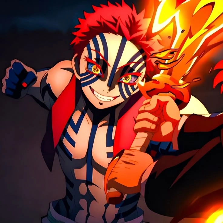 Hình ảnh akaza death khiến fan bàng hoàng