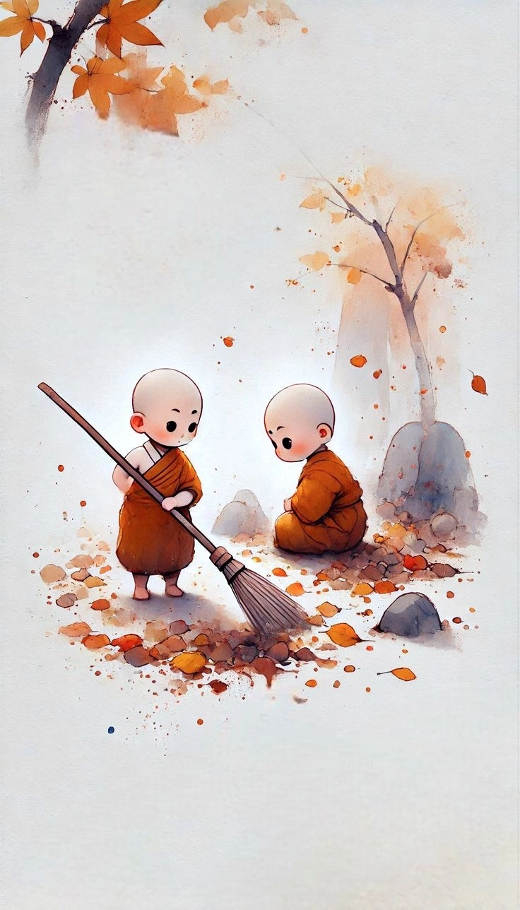 Tải về bộ ảnh chú tiểu nhỏ cực đáng yêu