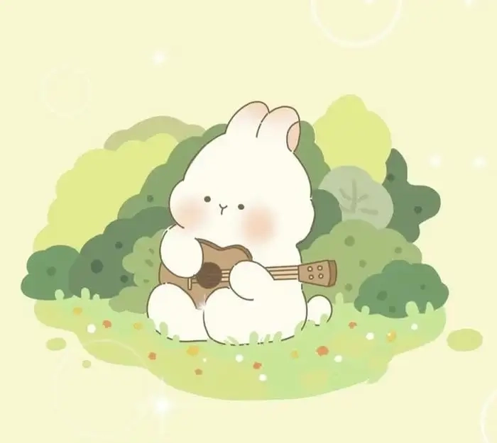 Tô điểm đáng yêu với avatar thỏ hồng xinh xắn