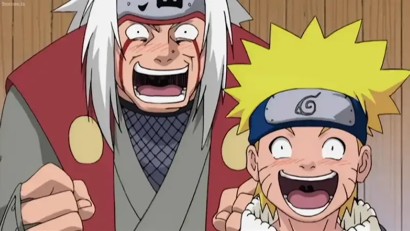 Ngắm hình ảnh jiraiya và naruto vui nhộn và gần gũi