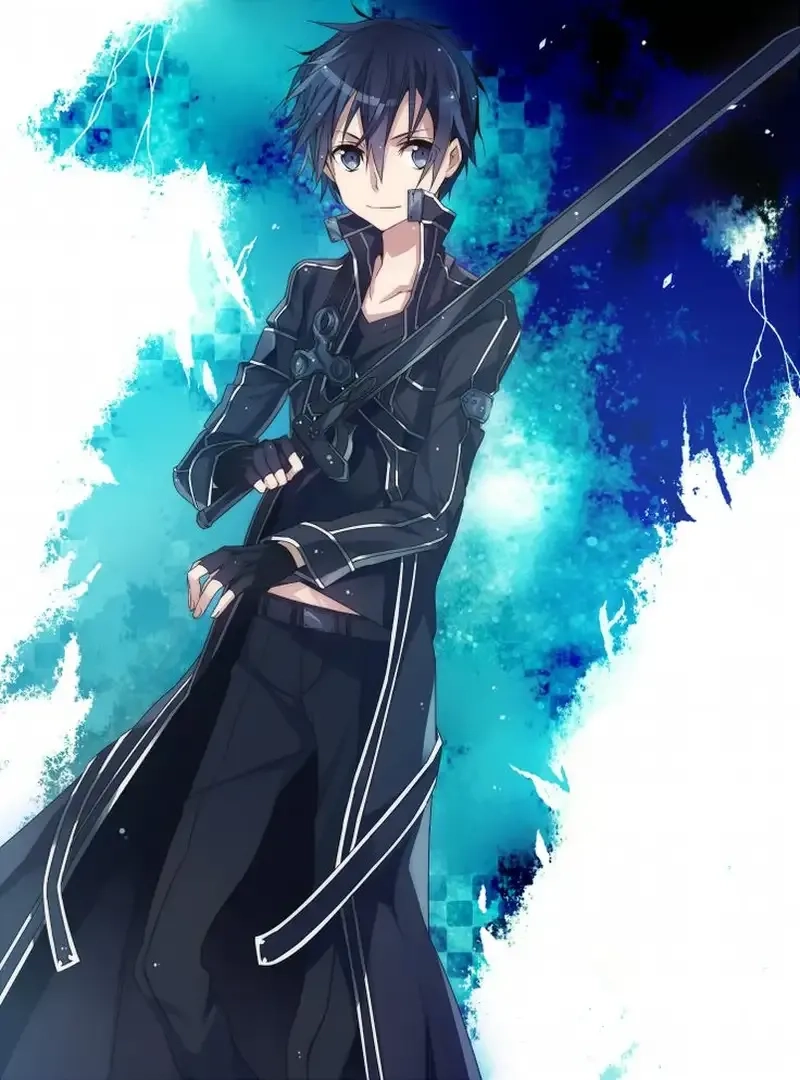 Trang trí profile bằng avatar anime kirito đẹp mắt
