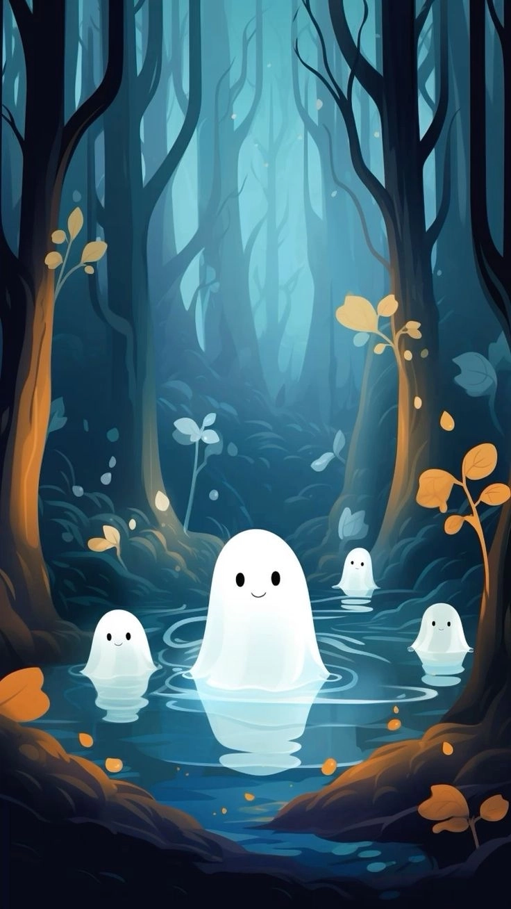 Hình ma cute anime phong cách dễ thương độc