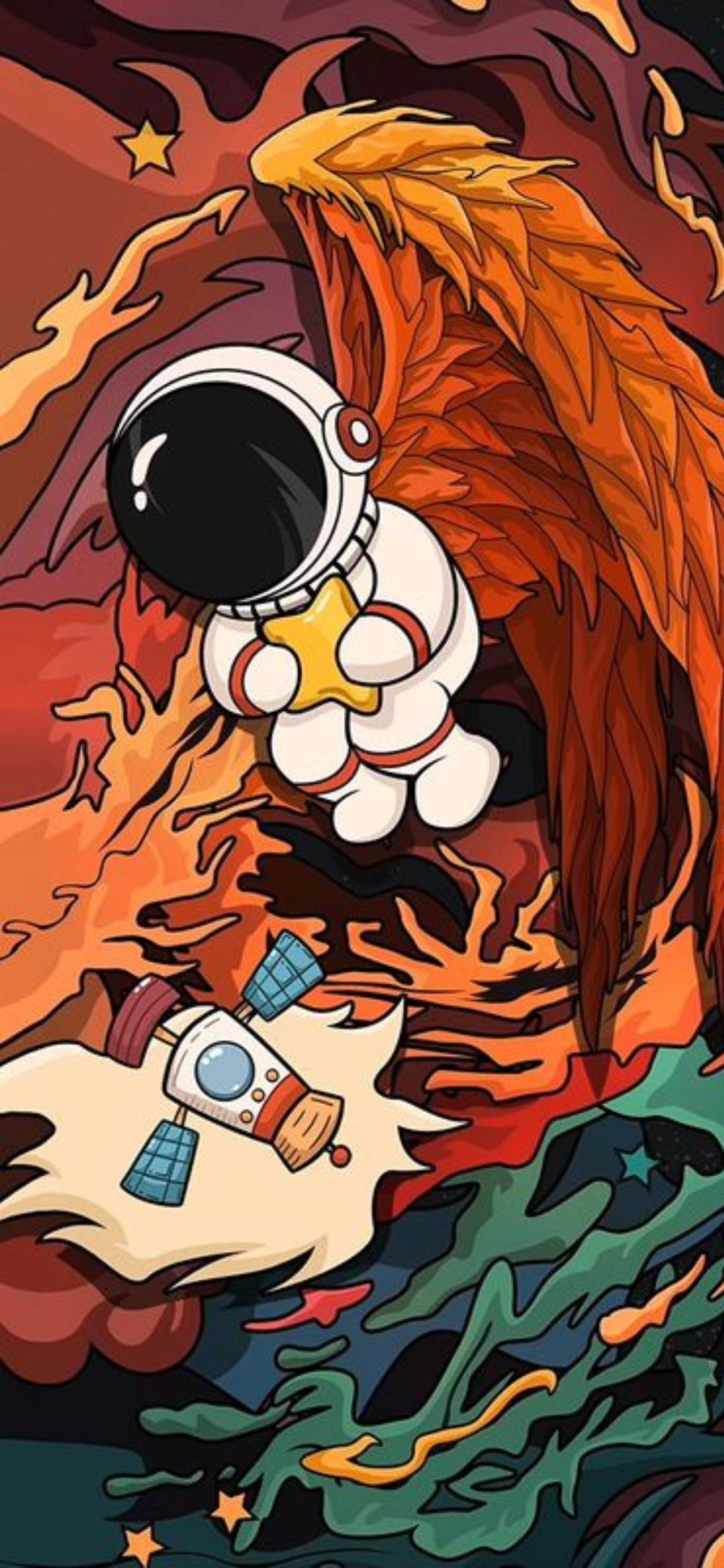 Nhí nhảnh dễ thương với avatar phi hành gia chibi đáng yêu