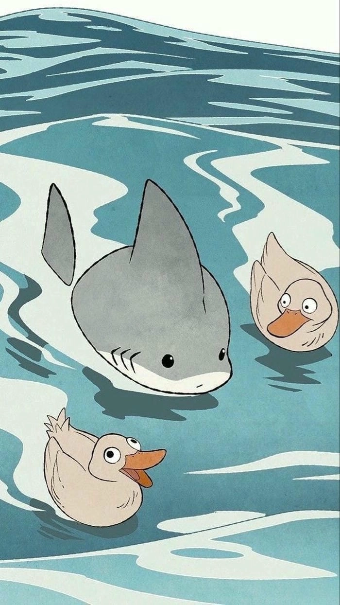 Đắm chìm trong nét dễ thương của cá chibi đầy màu sắc