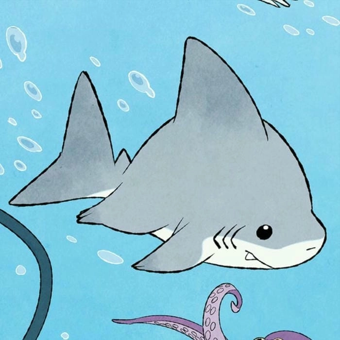 Khám phá những khoảnh khắc đáng yêu với cá mập chibi cute