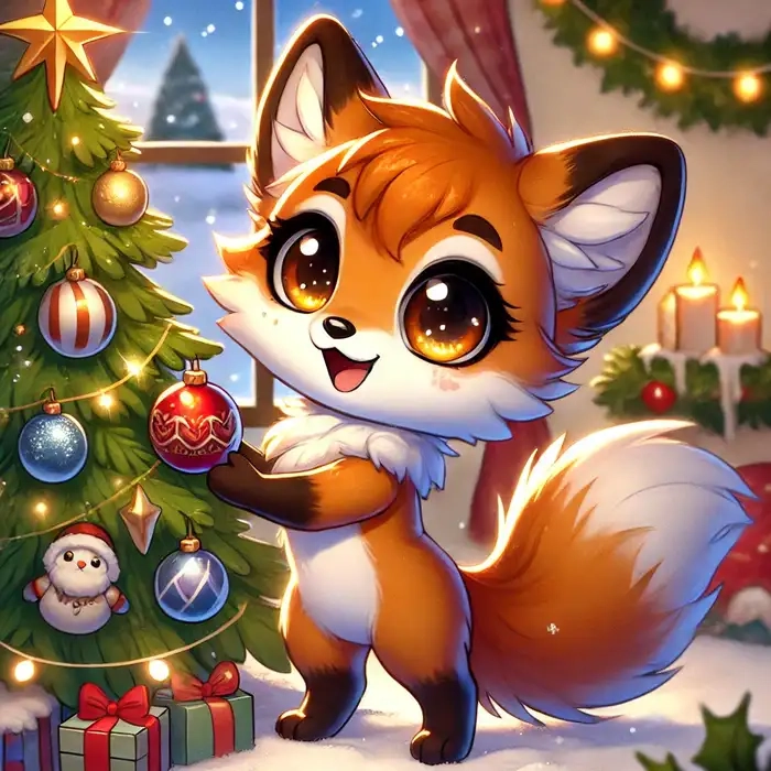 Khám phá hình con cáo chibi siêu dễ thương và sống động