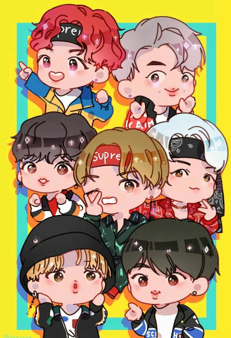 Cập nhật hình nền bts chibi cute mới nhất hôm nay