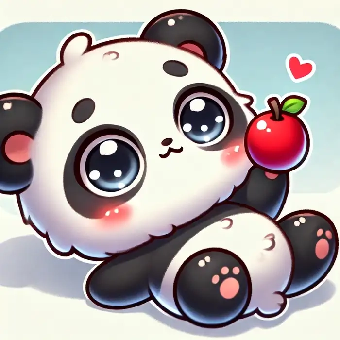 Ngắm nhìn chibi gấu trúc siêu dễ thương và vui nhộn