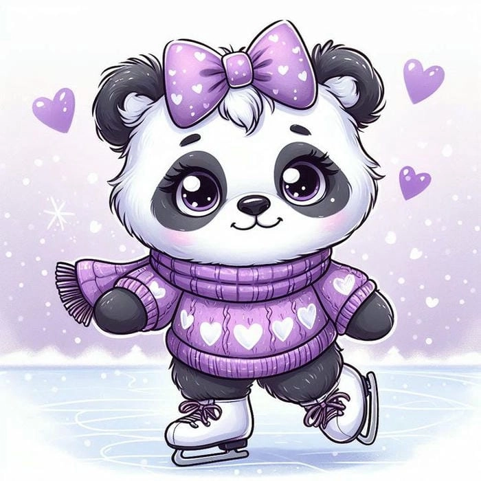 Trải nghiệm chibi gấu trúc cute ngộ nghĩnh cho bé yêu