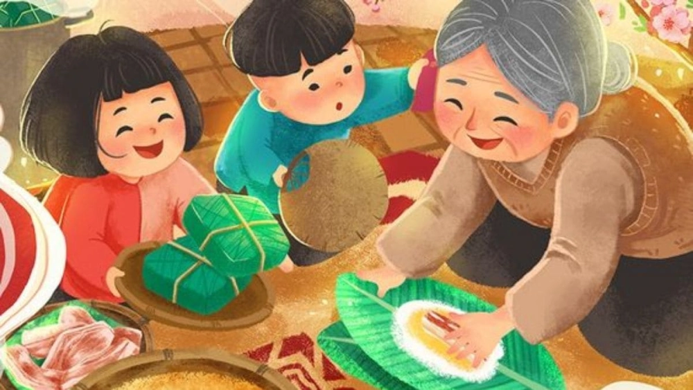 Bộ sưu tập ảnh tết chibi đẹp lung linh