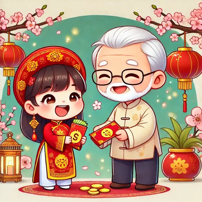Tạo phong cách riêng với ảnh chibi tết ghép mặt