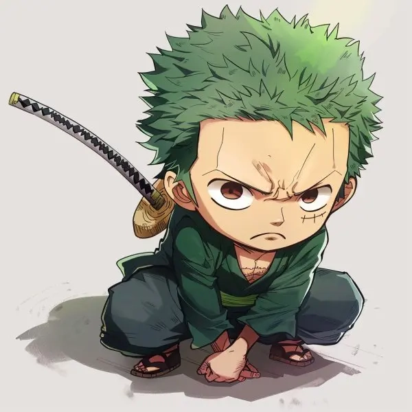 Hướng dẫn cách vẽ zoro chibi đơn giản dễ thực hiện