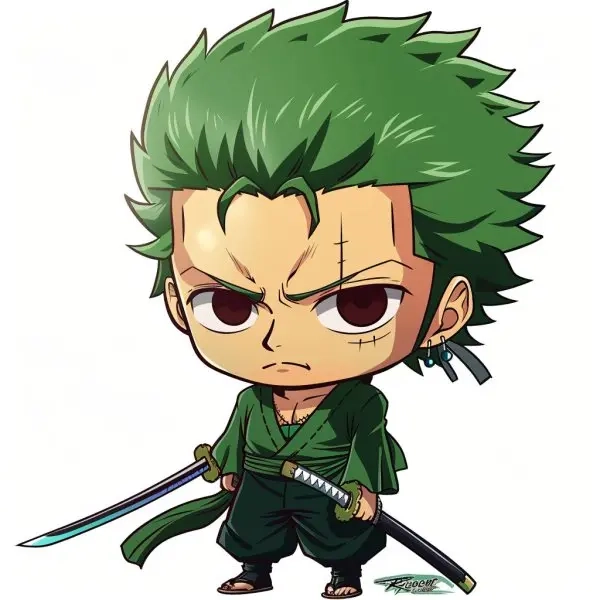 Xem hình zoro chibi cute dễ thương khiến fan mê mẩn