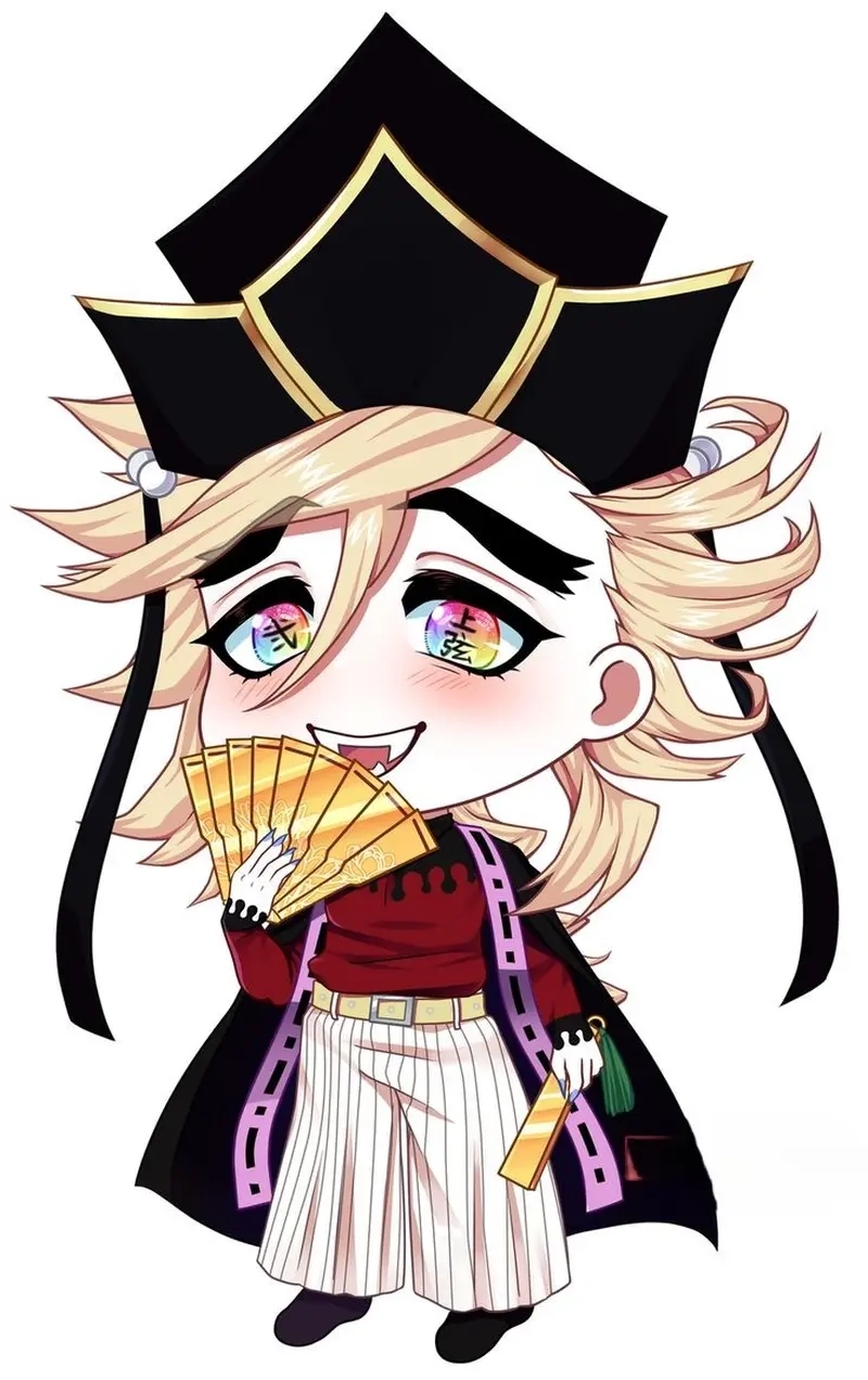 Nhân vật demon slayer douma chibi cực nổi bật