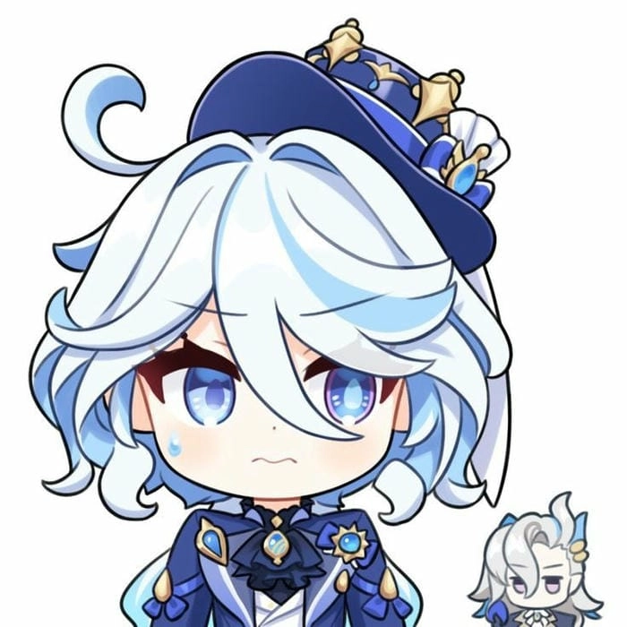 Cười thả ga với furina chibi meme cực hài hước