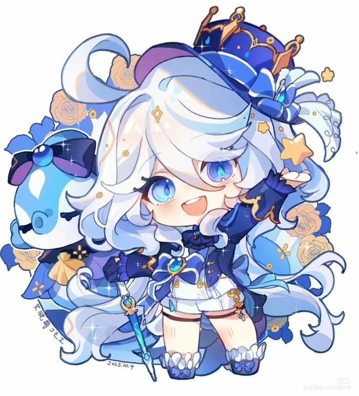 Khám phá hình ảnh furina chibi dễ thương cho bạn