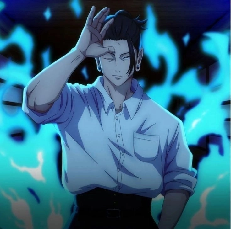 Khoảnh khắc căng thẳng toji vs geto trên tranh