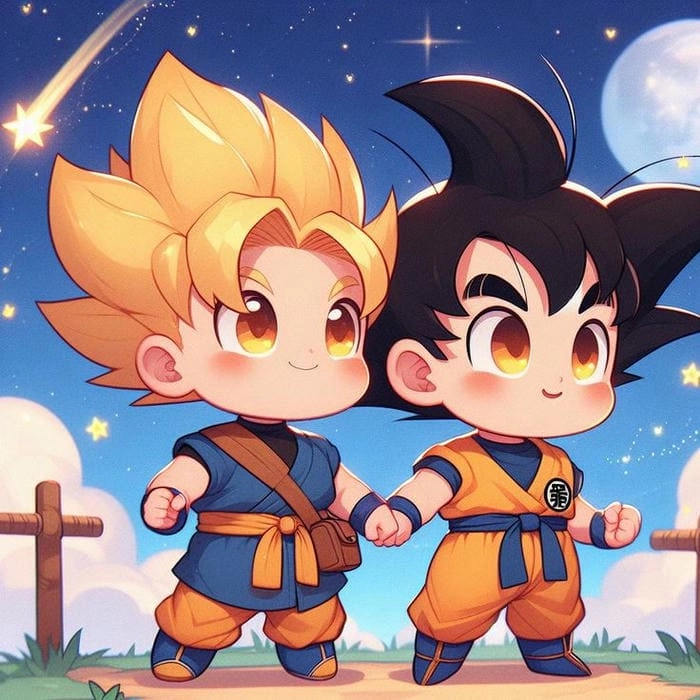 Ngắm dragon ball z goku chibi cực cute và ngầu