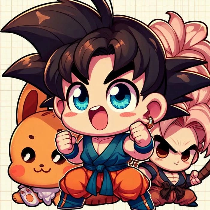 Học cách vẽ goku chibi đơn giản tại nhà