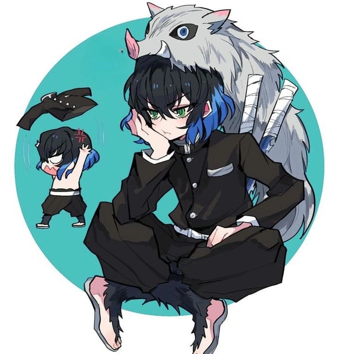 Hình ảnh inosuke cute khiến bạn tan chảy