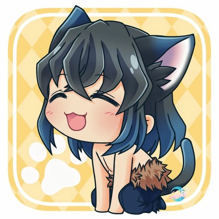 Hướng dẫn vẽ inosuke chibi siêu đơn giản