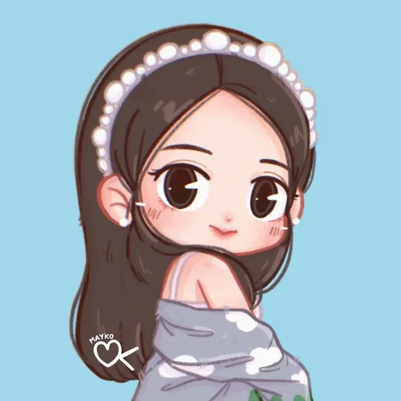 Hình jennie chibi đáng yêu khó cưỡng lại