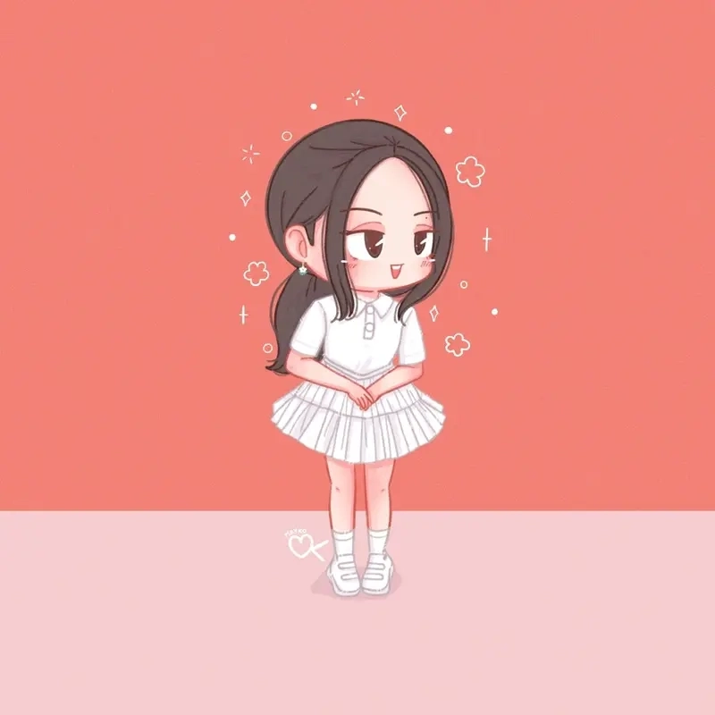 Blackpink jennie chibi drawing thật sống động