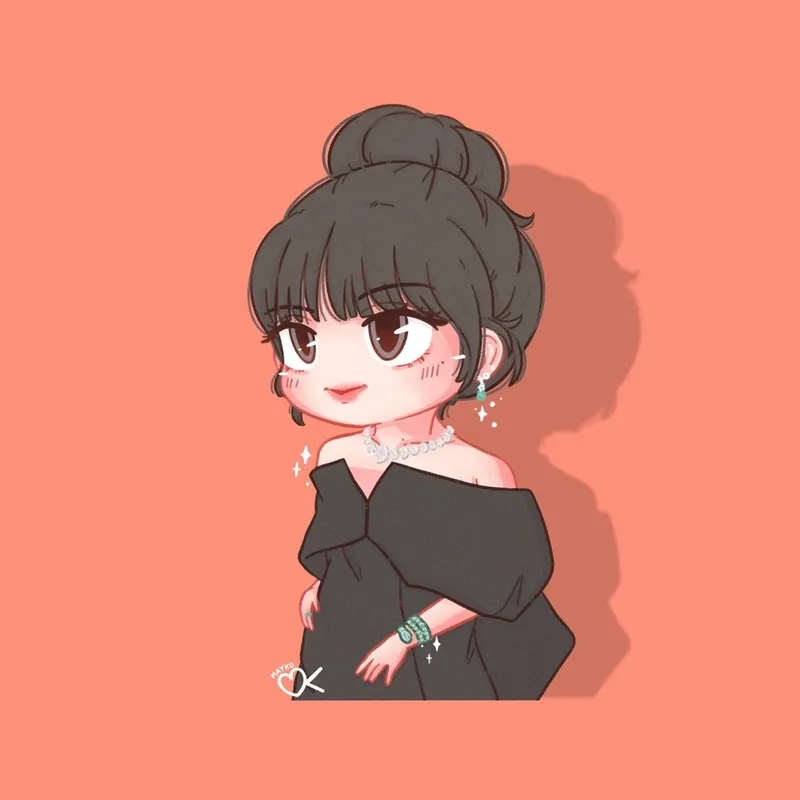 Ảnh lisa chibi siêu dễ thương