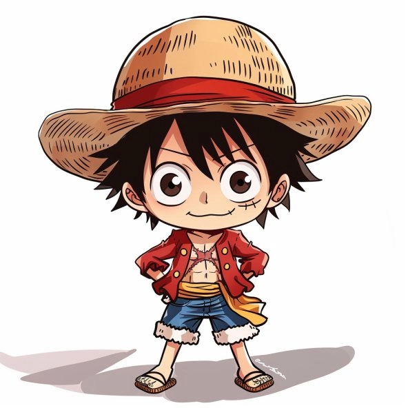 Chia sẻ bộ ảnh luffy chibi cute cho fan One Piece