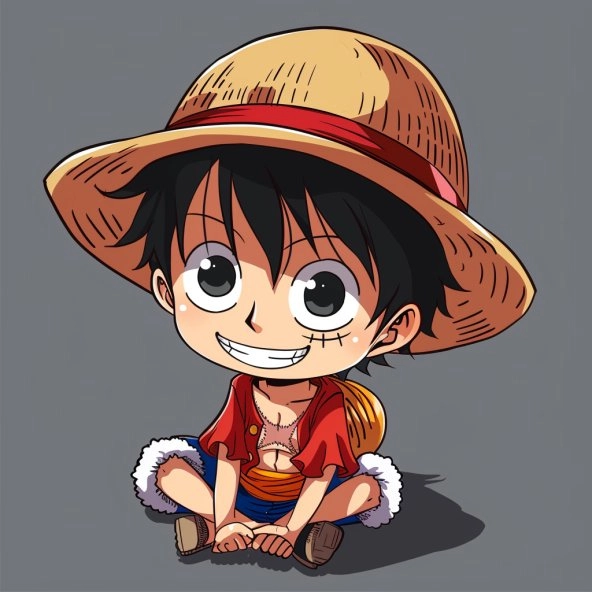 Hóa thân thành luffy wano chibi đầy cuốn hút