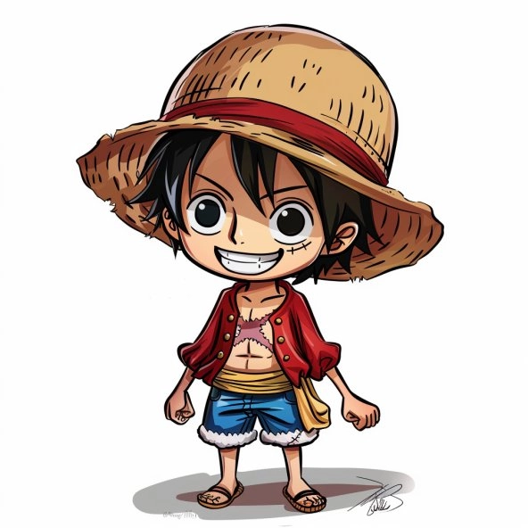 Tải về ngay hình luffy chibi cute độc đáo
