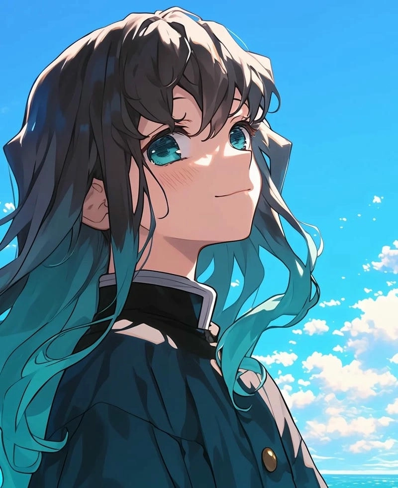 Ngắm muichiro tokito chibi cute siêu đáng yêu