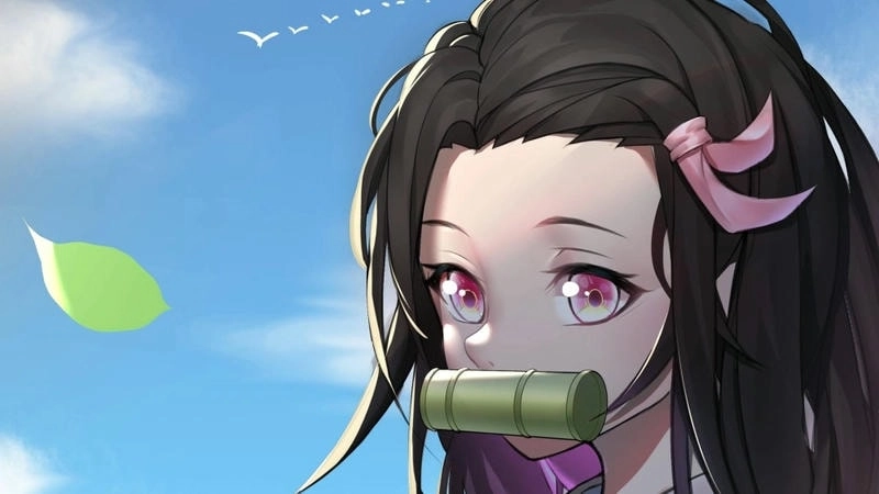 Fanart nezuko and zenitsu greatm8 siêu dễ thương