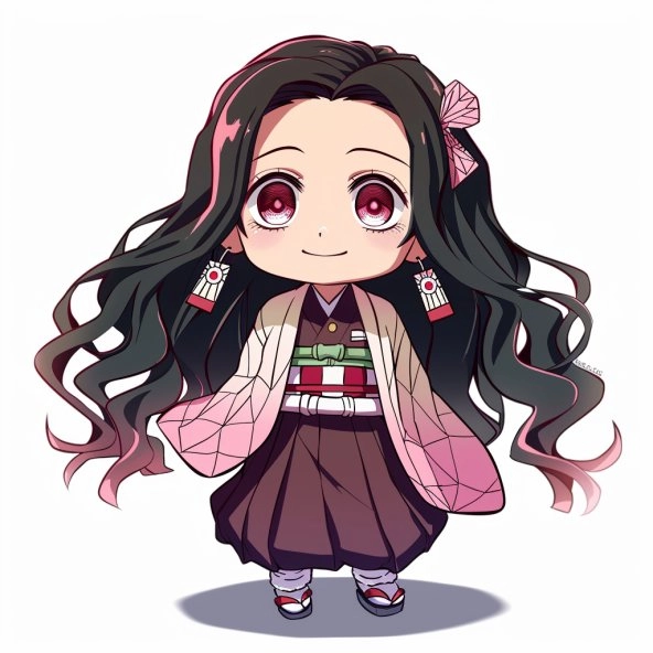 Ngắm anime nezuko chibi cute đáng yêu miễn chê