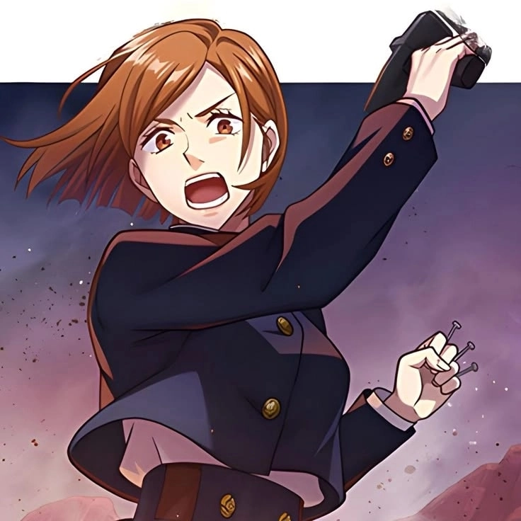 Hình ảnh hợp tác mạnh mẽ giữa maki x nobara ấn tượng