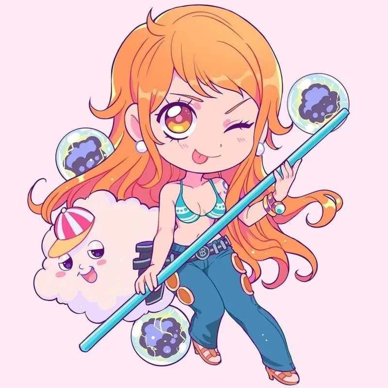 Trang trí màn hình với hình nền one piece chibi mới lạ