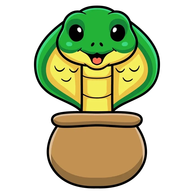 Cách vẽ con rắn chibi chỉ trong phút