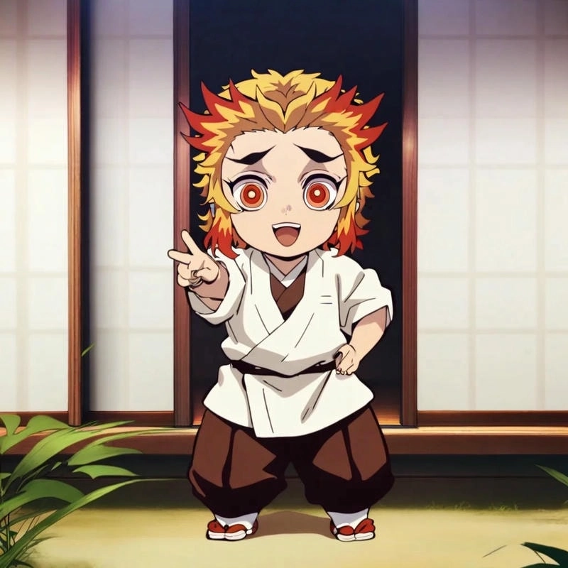 Bộ sưu tập ảnh rengoku chibi đẹp mắt dành cho fan