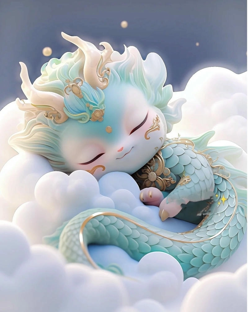 Rồng chibi siêu dễ thương để bạn tải về