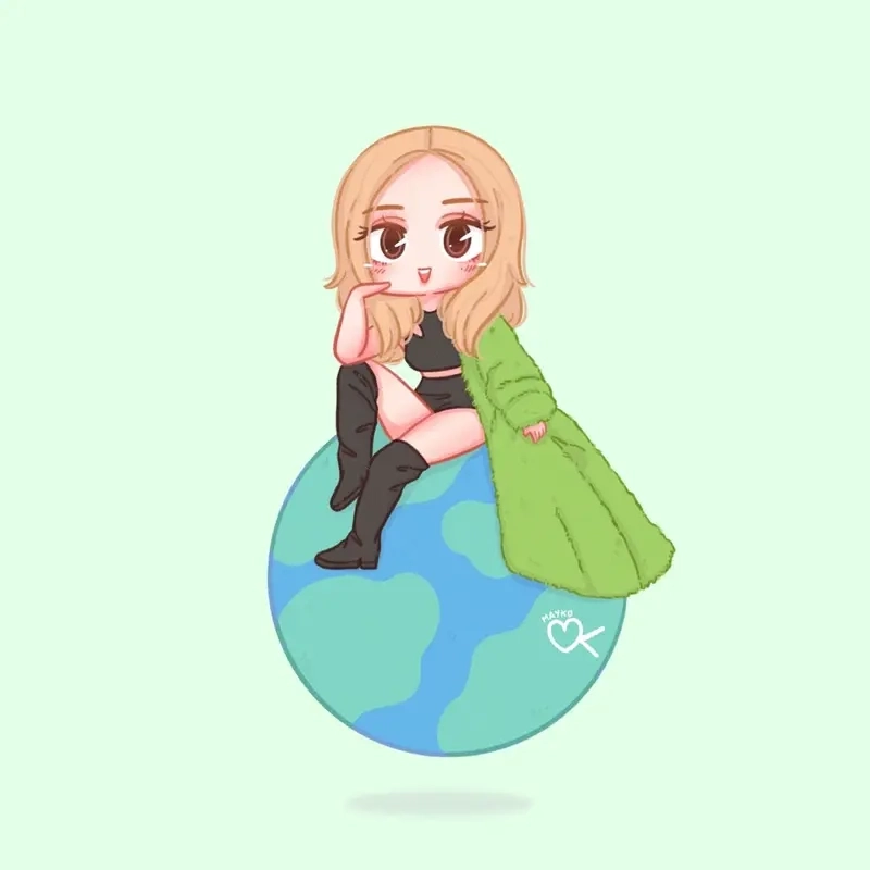 Chibi rosé mang vẻ đẹp cuốn hút