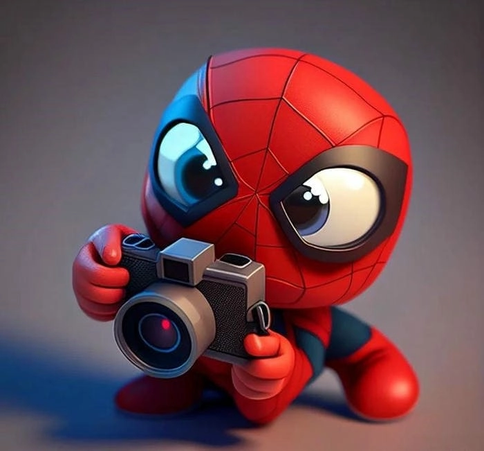 Thỏa sức sáng tạo với chibi spiderman đáng yêu