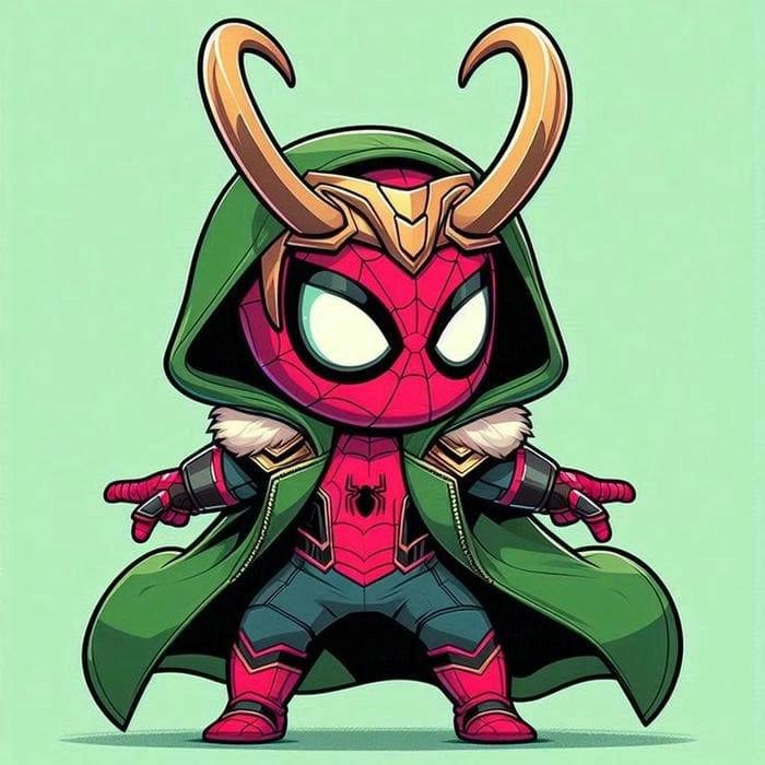 Khám phá hình spider man chibi đáng yêu nhất