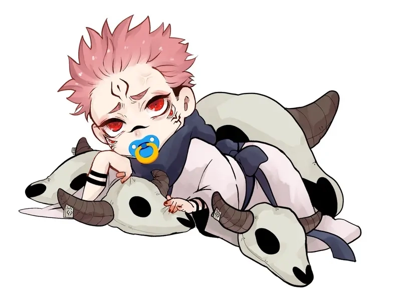 Ngắm nhìn bộ anime sukuna chibi cute dễ thương