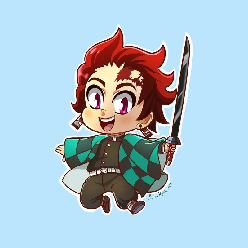 Thưởng thức kanao x tanjiro chibi đáng yêu và ngộ nghĩnh