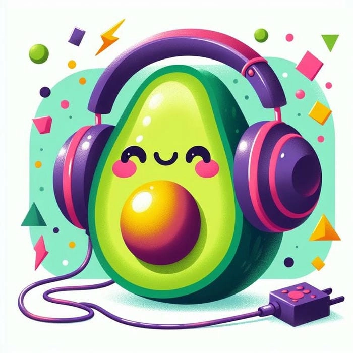 Học cách vẽ quả bơ chibi siêu dễ thương và sinh động