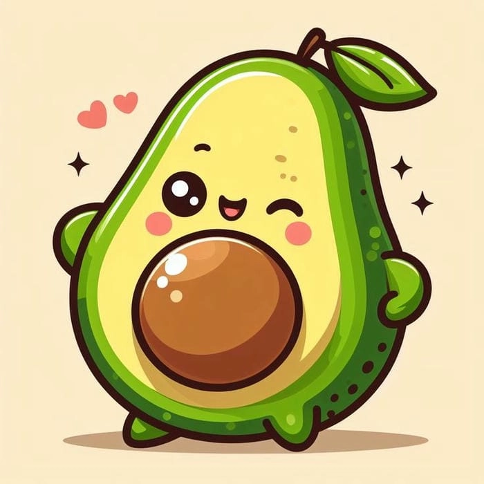 Chọn hình bơ chibi cho avatar hoặc hình nền xinh xắn