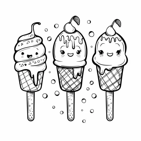 Tô màu que kem cute khiến bé yêu thích ngay từ lần đầu